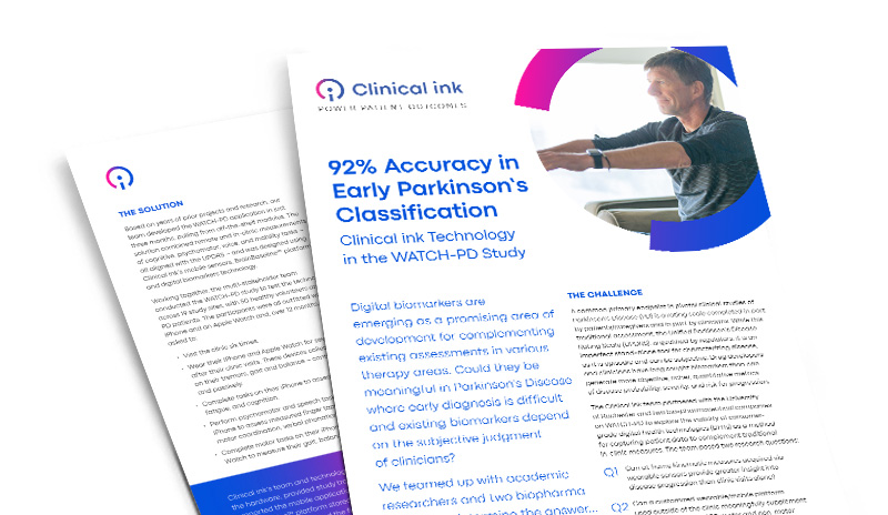 CI_Clinicalink_Parkinsons_Disease_Casestudy_Update cover of the watch PD case study
